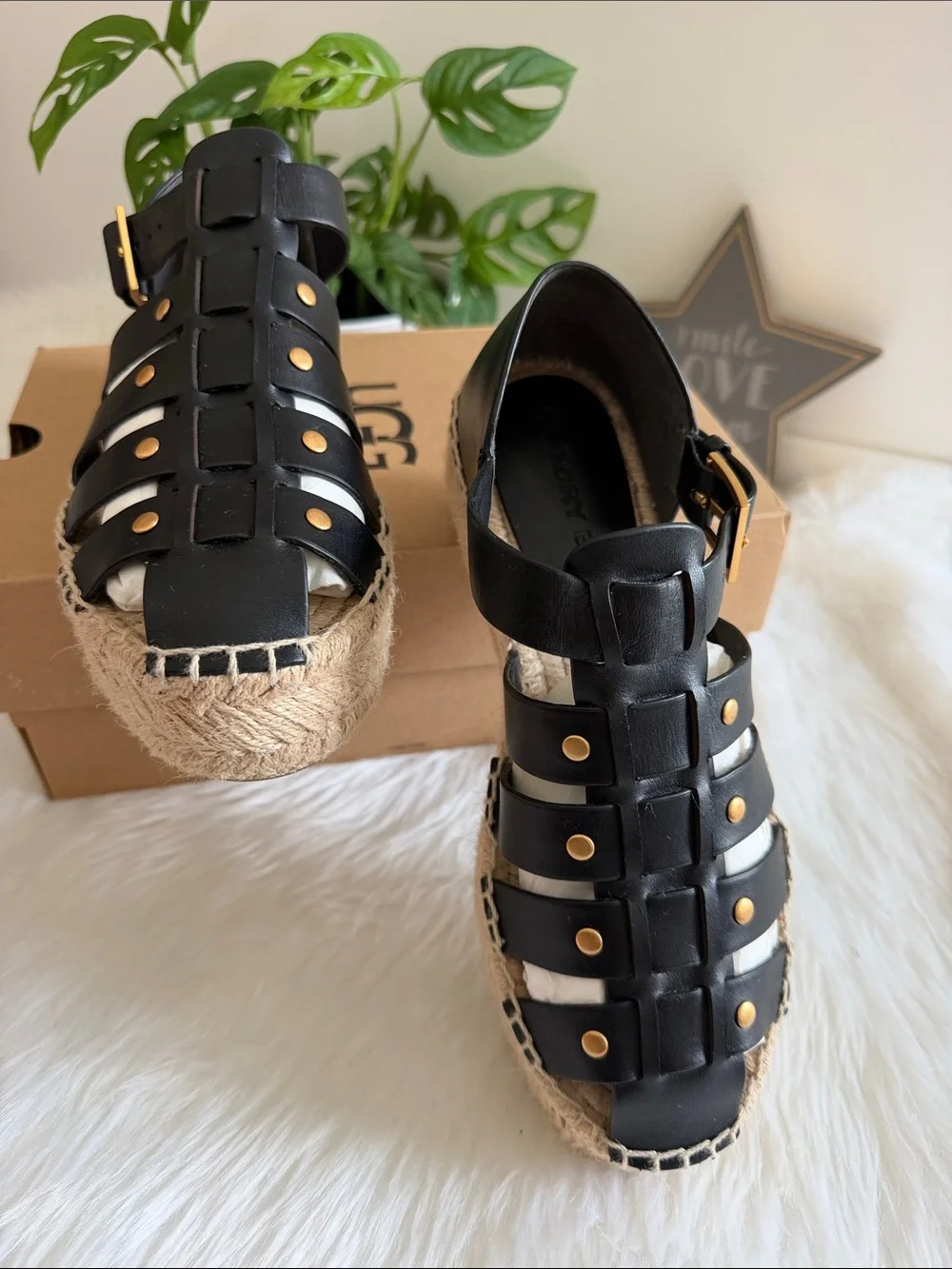 TORY BURCH FISHERMAN PLATFORM ESPADRILLE